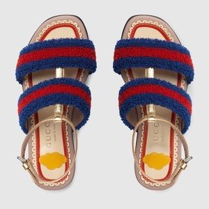 Gucci Kids Terry Cloth Sandals